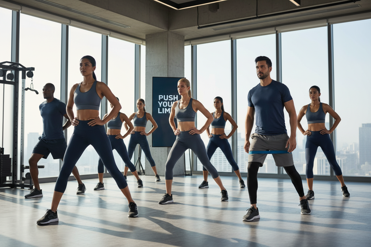 Executive Group Warming Up